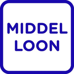 Pensioen 1-2-3 icoon Middelloon